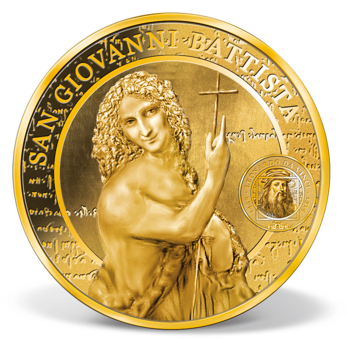 Obrázek produktu z Kompletní sada 1/200oz zlatých mincí "Da Vinci"