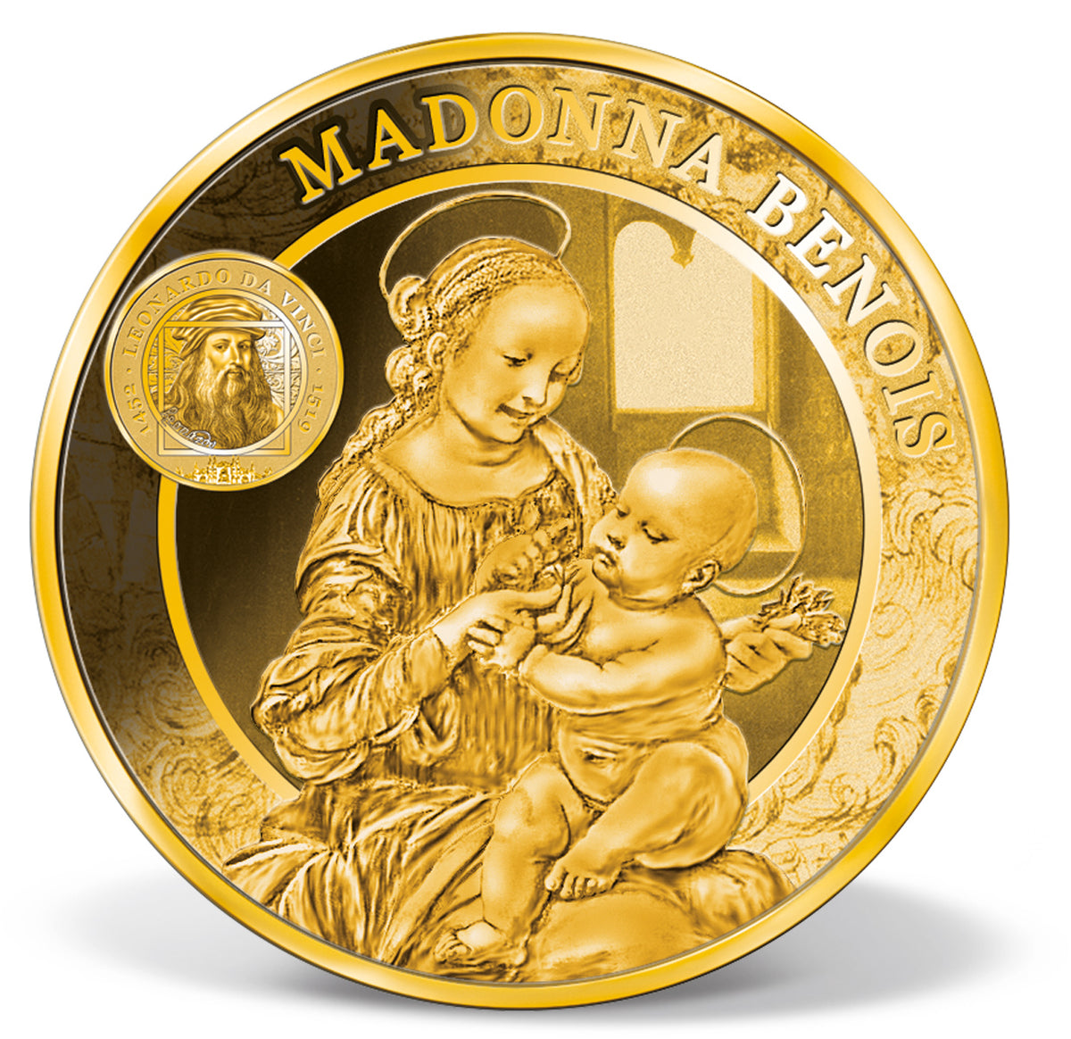 Obrázek produktu z Kompletní sada 1/200oz zlatých mincí "Da Vinci"