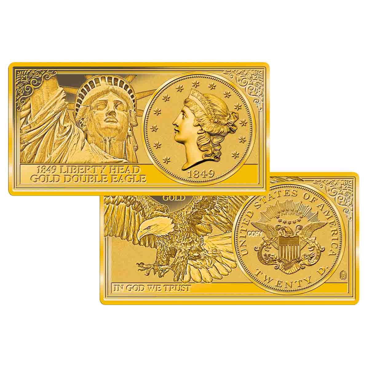 Obrázek produktu z 100 mil. dolarů U.S. mincí